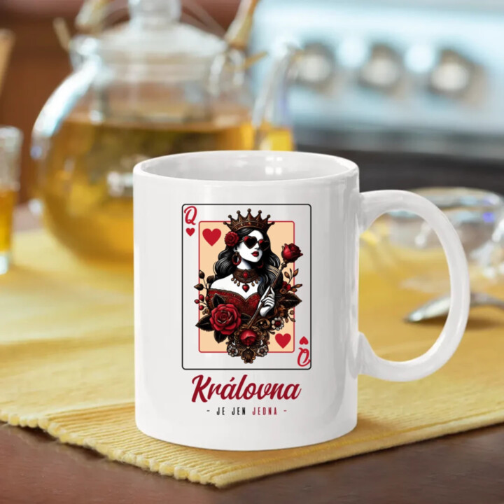 Královna je jen jedna v2 - hrnek s potiskem