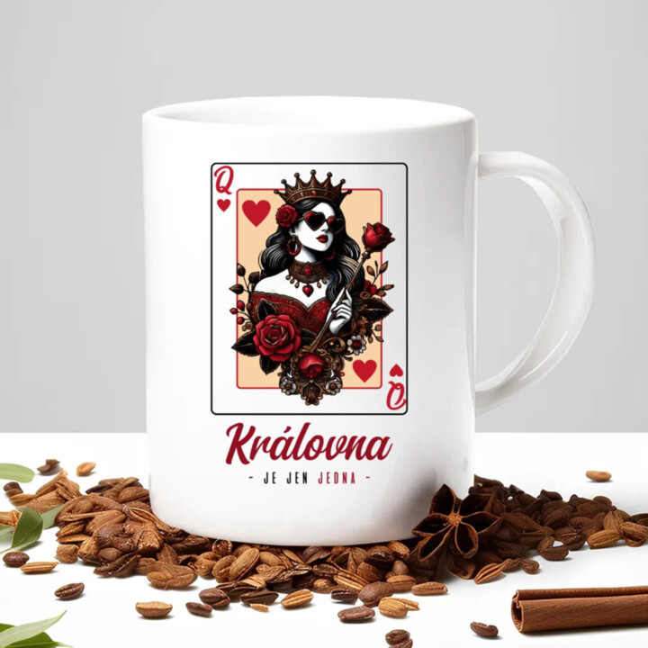 Královna je jen jedna v2 - hrnek s potiskem