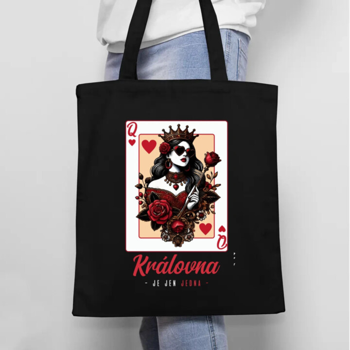 Královna je jen jedna v2 - taška s potiskem