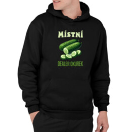 Místní dealer okurek - pánská mikina s potiskem