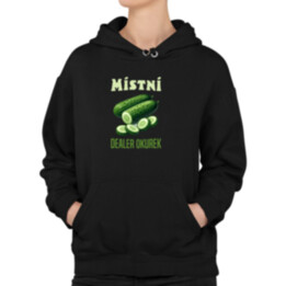 Místní dealer okurek - dámská mikina s potiskem