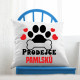 Prodejce pamlsků - polštář s potiskem