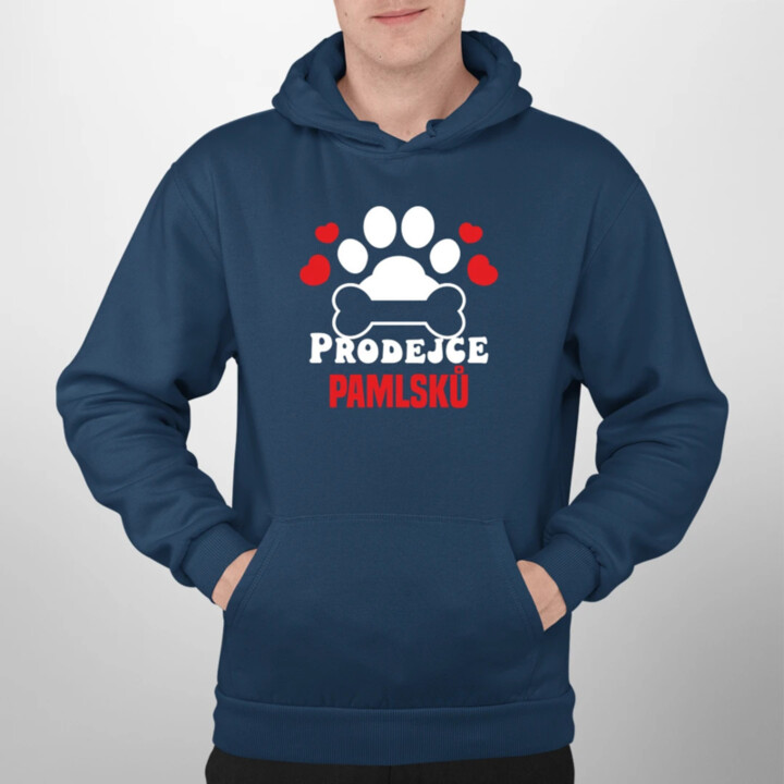 Prodejce pamlsků - pánská mikina s potiskem