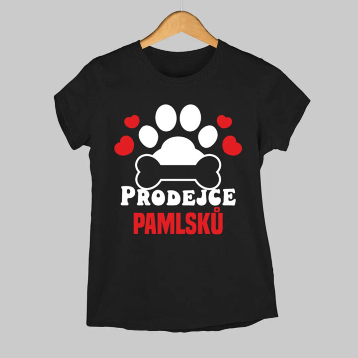 Prodejce pamlsků  - dámské tričko s potiskem