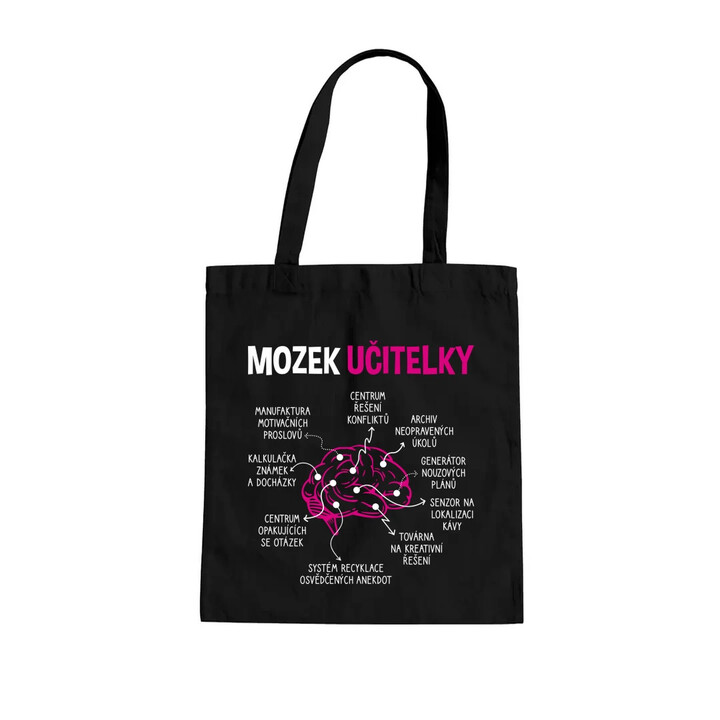 Mozek učitelky - taška s potiskem