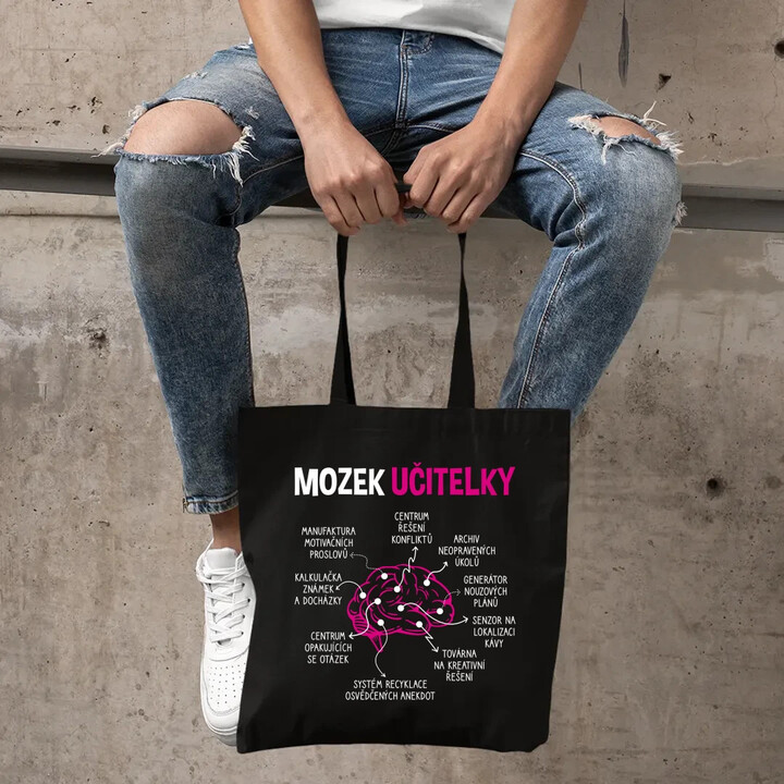 Mozek učitelky - taška s potiskem