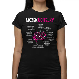 Mozek učitelky  - dámské tričko s potiskem