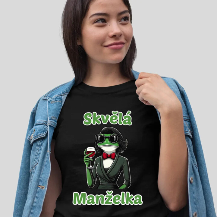 Skvělá manželka  - dámské tričko s potiskem