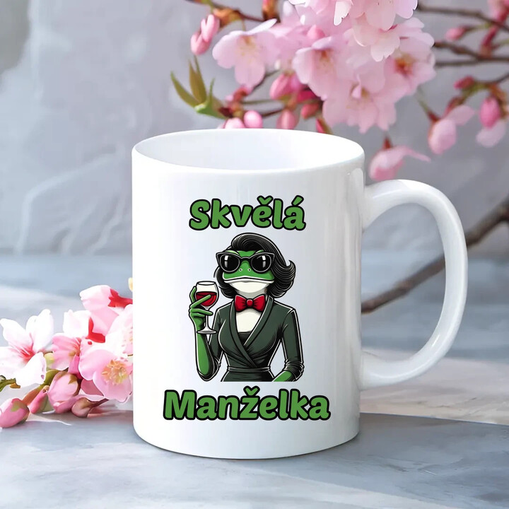 Skvělá manželka - hrnek s potiskem