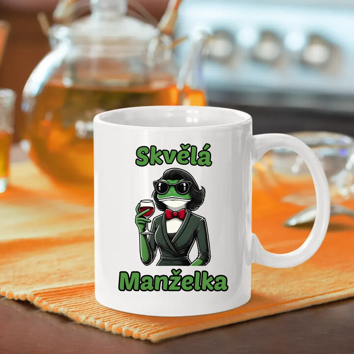 Skvělá manželka - hrnek s potiskem
