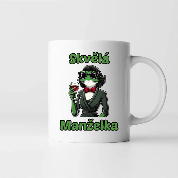 Skvělá manželka - hrnek s potiskem