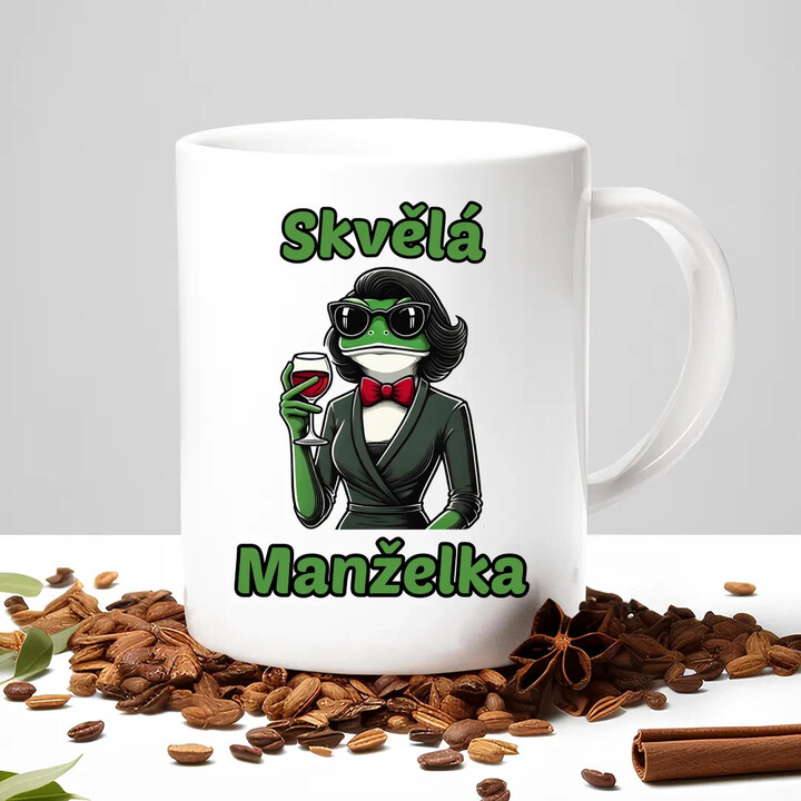 Skvělá manželka - hrnek s potiskem