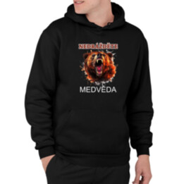 Nedrážděte medvěda - pánská mikina s potiskem
