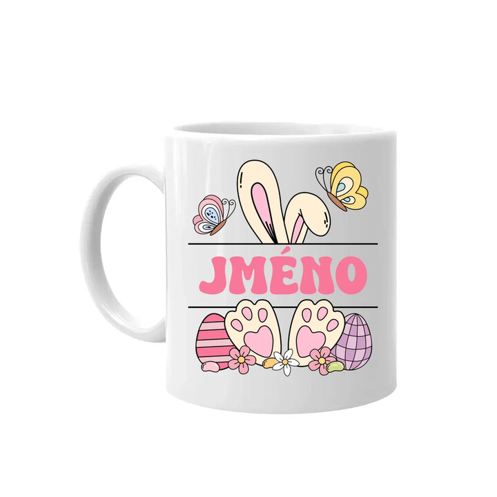 Velikonoce - jméno - hrnek s potiskem - personalizovaný produkt