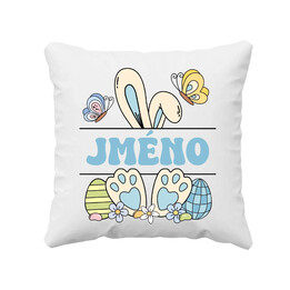 Velikonoce - jméno - polštář s potiskem - personalizovaný produkt