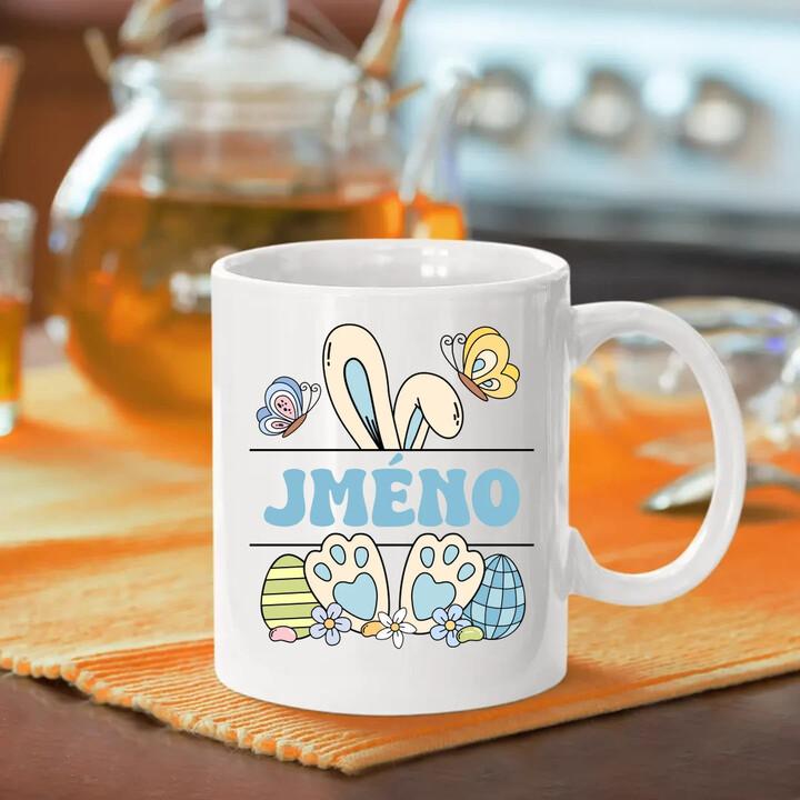 Velikonoce - jméno - hrnek s potiskem - personalizovaný produkt