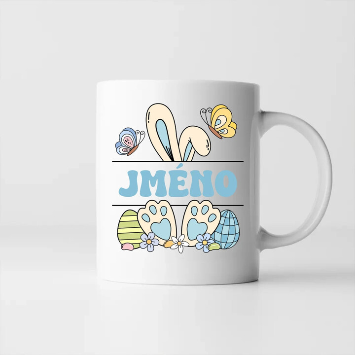 Velikonoce - jméno - hrnek s potiskem - personalizovaný produkt