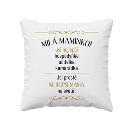 Milá maminko! - polštář