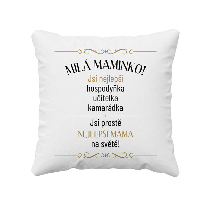 Milá maminko! - polštář