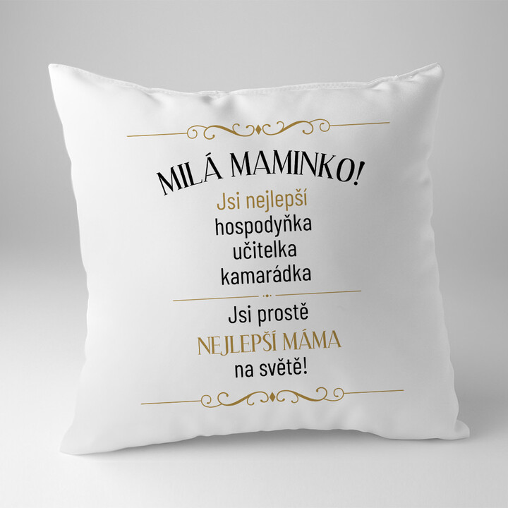 Milá maminko! - polštář