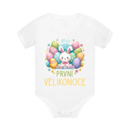 Moje první Velikonoce - dětské body s potiskem