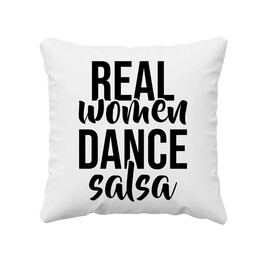 Real women dance salsa - polštář s potiskem