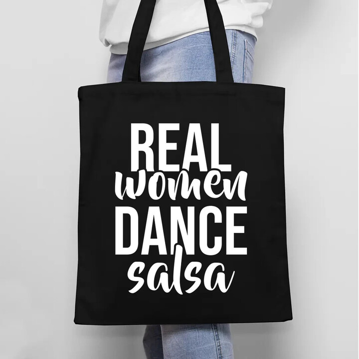 Real women dance salsa - taška s potiskem