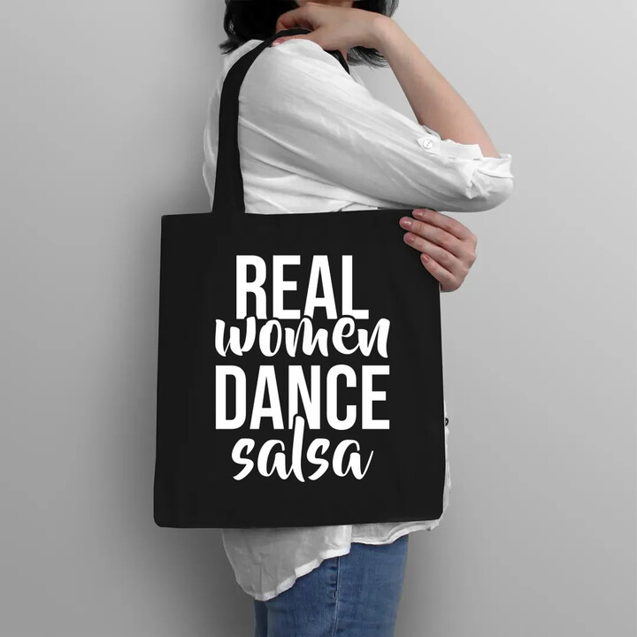 Real women dance salsa - taška s potiskem