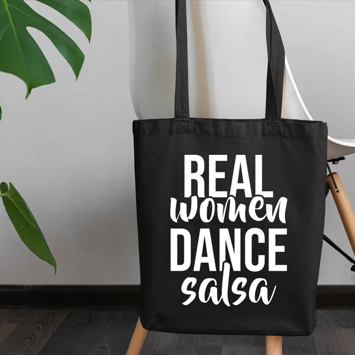 Real women dance salsa - taška s potiskem