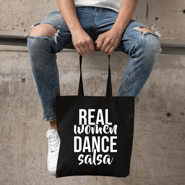Real women dance salsa - taška s potiskem
