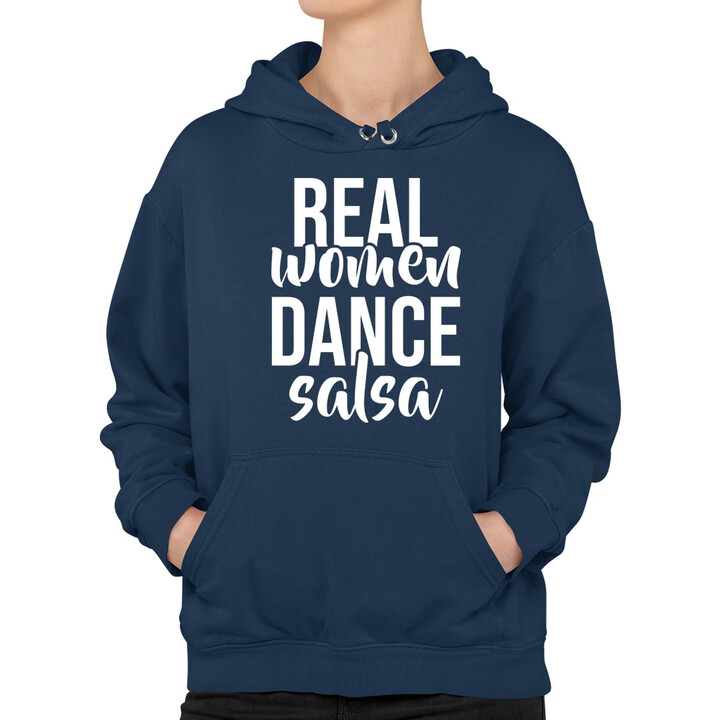 Real women dance salsa - dámská mikina s potiskem