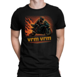 vrm, vrm - motorka  - pánské tričko s potiskem