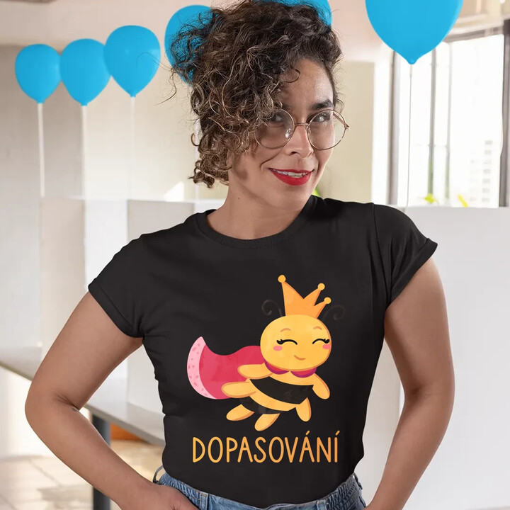 Dopasování  - dámské tričko s potiskem