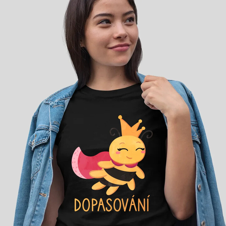 Dopasování  - dámské tričko s potiskem