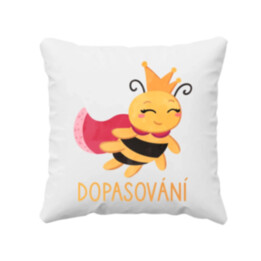 Dopasování - polštář s potiskem