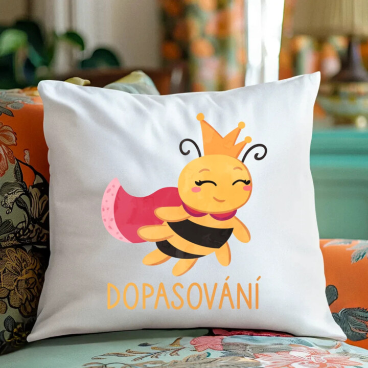 Dopasování - polštář s potiskem