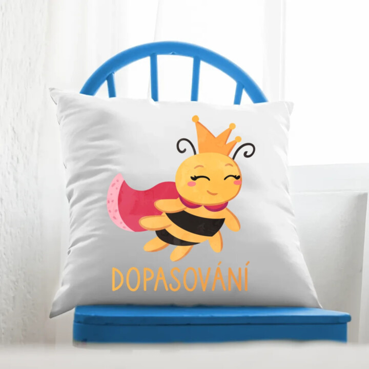 Dopasování - polštář s potiskem