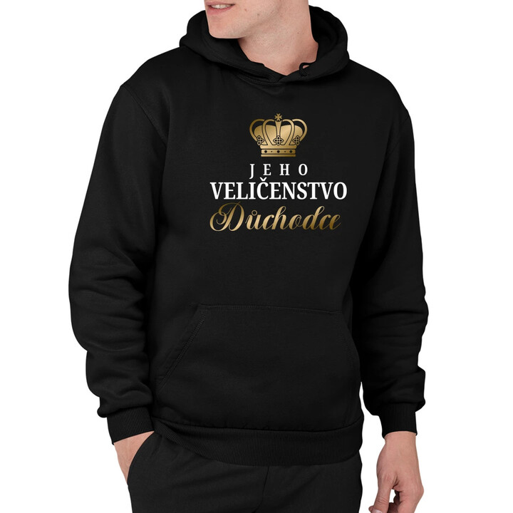 Jeho Veličenstvo Důchodce  - pánská mikina s potiskem