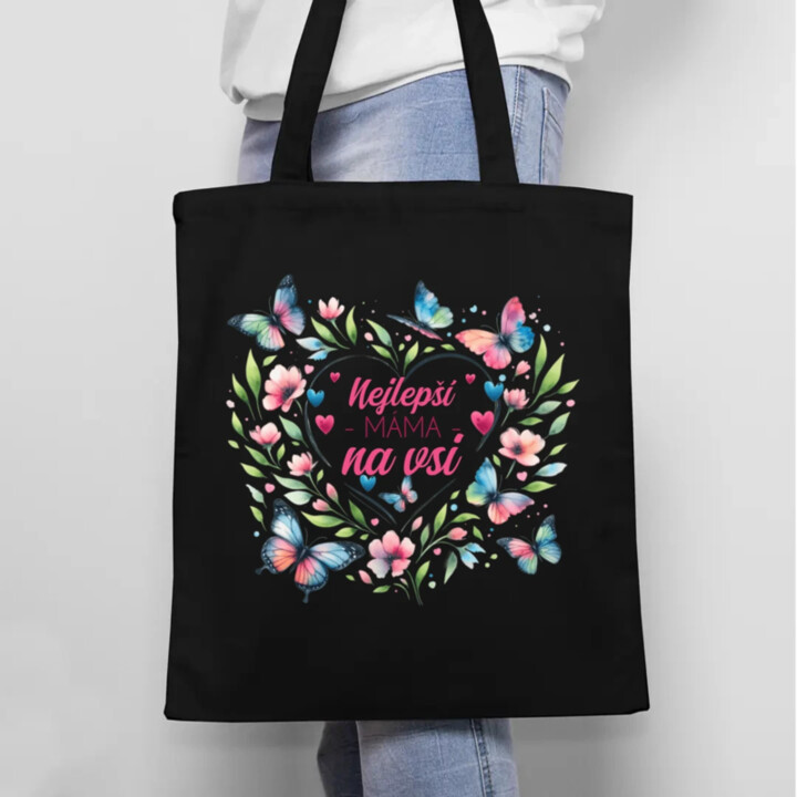 Nejlepší máma na vsi - taška s potiskem
