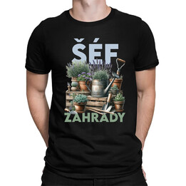 Šéf zahrady - pánské tričko s potiskem