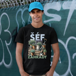 Šéf zahrady - pánské tričko s potiskem