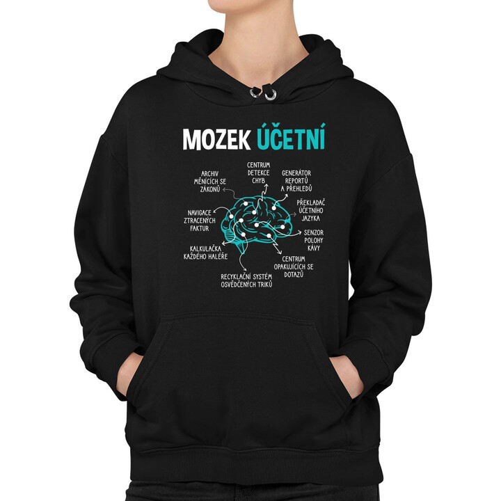 Mozek účetní - dámská mikina s potiskem