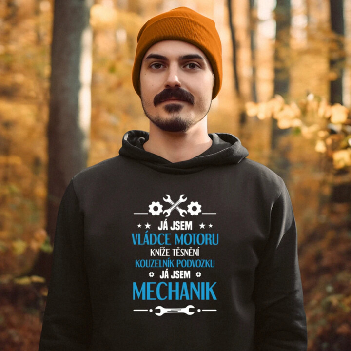 Já jsem vládce motoru - pánská mikina s potiskem