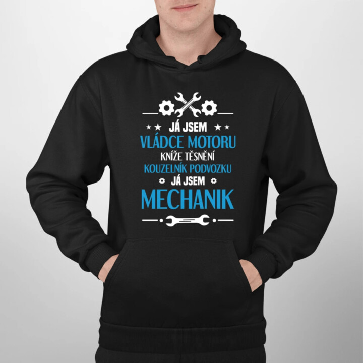 Já jsem vládce motoru - pánská mikina s potiskem