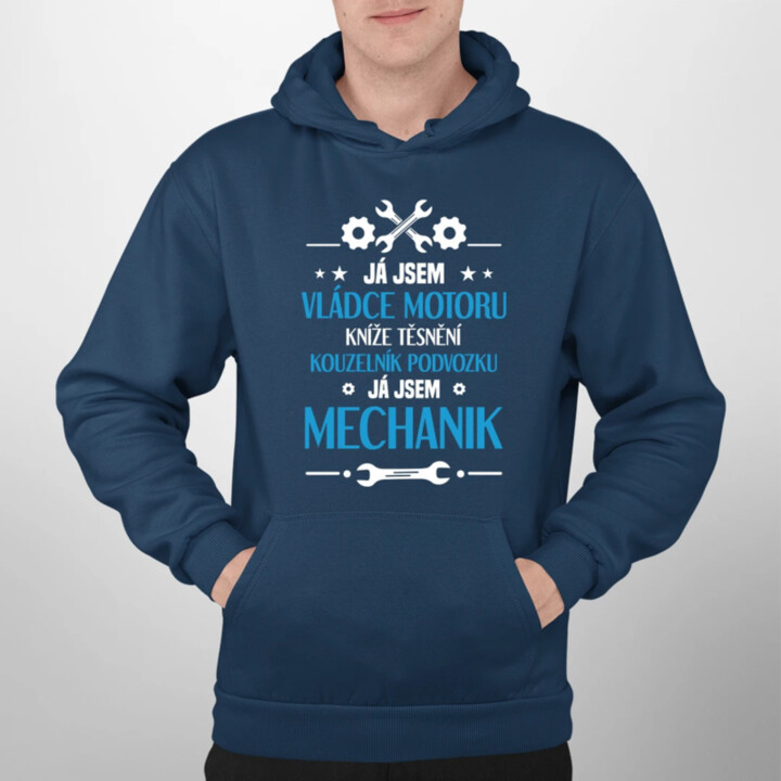 Já jsem vládce motoru - pánská mikina s potiskem