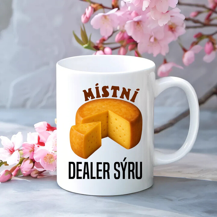 Místní dealer sýru - hrnek s potiskem