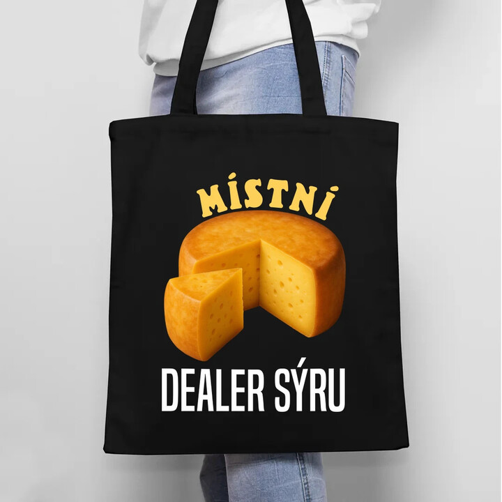 Místní dealer sýru - taška s potiskem