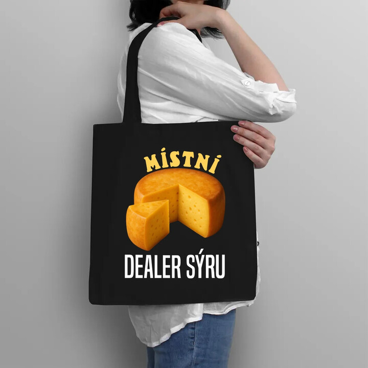 Místní dealer sýru - taška s potiskem