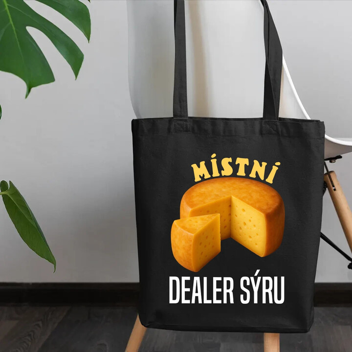 Místní dealer sýru - taška s potiskem