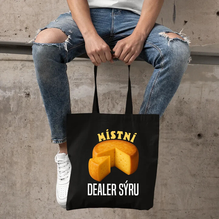 Místní dealer sýru - taška s potiskem